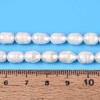 Natural Cultured Freshwater Pearl Beads Strands PEAR-T006-19B-1
