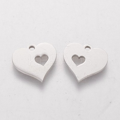 Non-Tarnish 304 Stainless Steel Charms STAS-Q201-T070-1