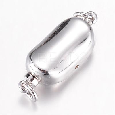 304 Stainless Steel Box Clasps STAS-G071-49-1