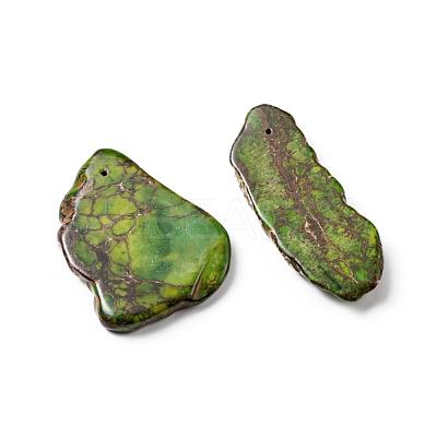 Natural Regalite/Imperial Jasper/Sea Sediment Jasper Pendants G-F590-08D-1