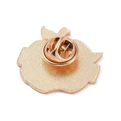 Teacher's Day Theme Rack Plating Light Gold Alloy Brooches JEWB-Z016-01KCG-10-1
