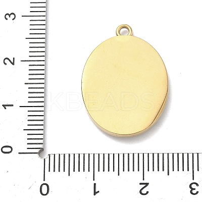 304 Stainless Steel & Rhinestone Pendants STAS-G371-09E-01G-1