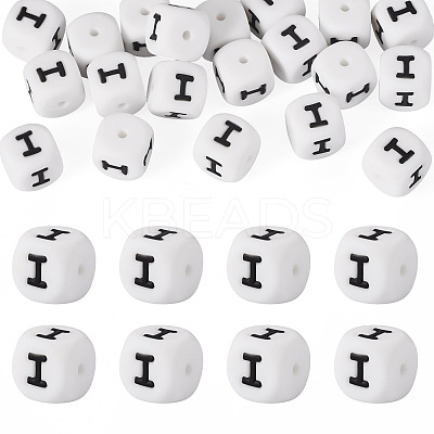 20Pcs Food Grade Eco-Friendly Silicone Beads SIL-TADJ0001-02I-1