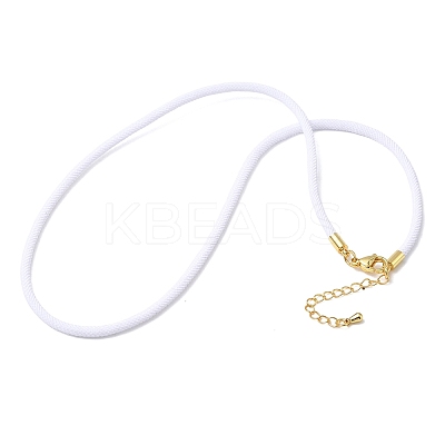 3MM Nylon Milan Cord Necklace Making NJEW-H084-01G-33-1