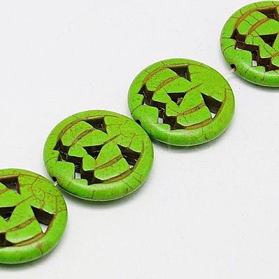 Synthetic Turquoise Beads Strands TURQ-G115-15mm-06-1
