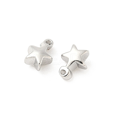 SHEGRACE Brass Star Charms XGR0109P-97P-1