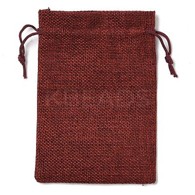 Christmas Theme Jute Cloth Storage Bags ABAG-F010-01A-04-1