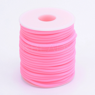 Hollow Pipe PVC Tubular Synthetic Rubber Cord RCOR-R007-3mm-06-1