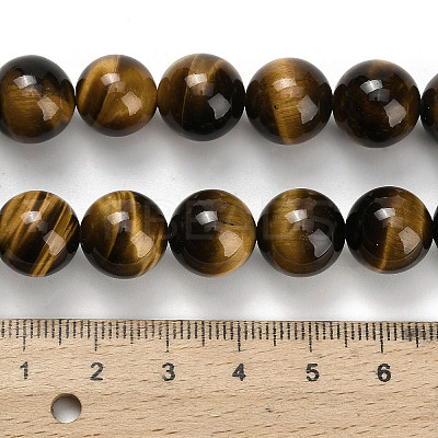 Natural Tiger Eye Beads Strands G-H329-C07-12mm-1