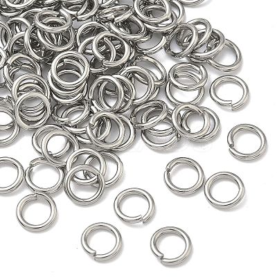 Tarnish Resistant 304 Stainless Steel Open Jump Rings STAS-E067-09-8mm-1