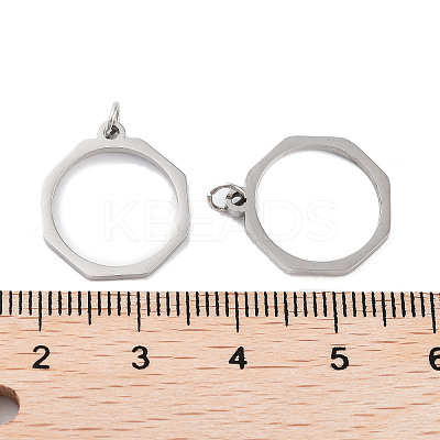 Non-Tarnish 304 Stainless Steel Pendants STAS-G324-01H-P-1