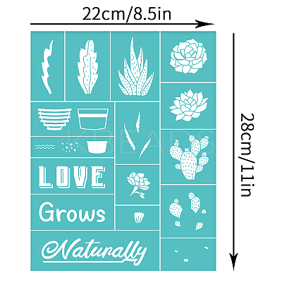 Self-Adhesive Silk Screen Printing Stencil DIY-WH0173-021-X-1