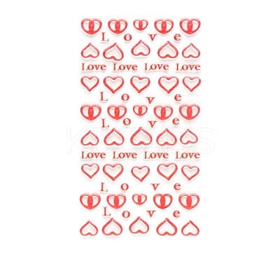 Valentine's Day 5D Love Nail Art Sticker Decals MRMJ-R109-Z-D4363-01-1