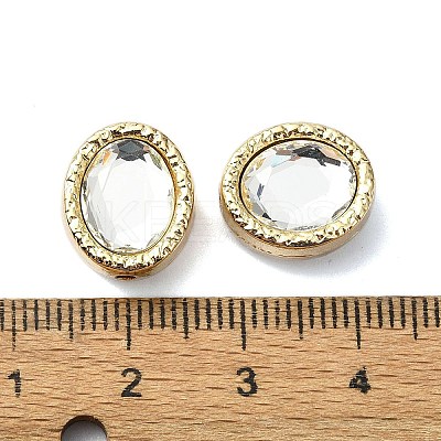 Rack Plating Alloy Beads PALLOY-Z004-02G-04-1
