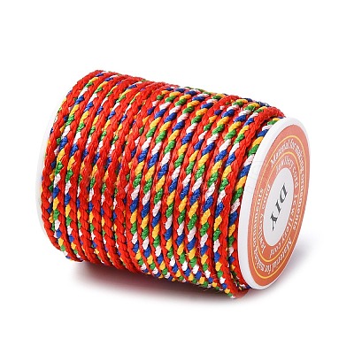 Multi-Color Decorative Braided Nylon Cord NWIR-C005-01C-1