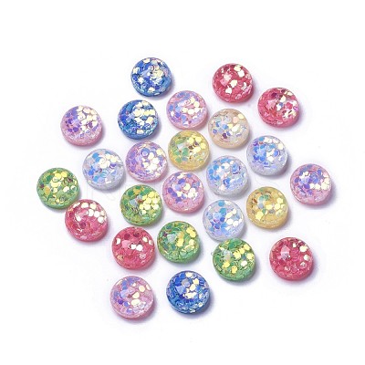 Resin Cabochons RESI-F017-23-1