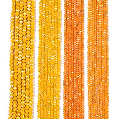 Electroplate Glass Beads Strands LS-EGLA-A044-P6mm-B29-1
