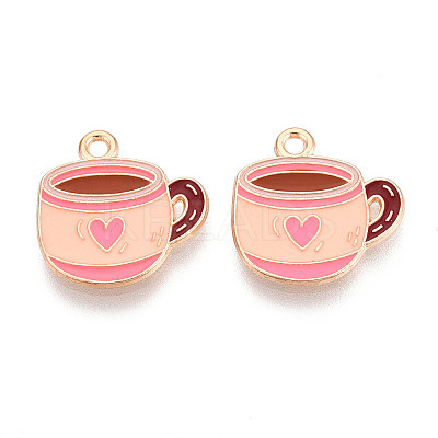 Alloy Enamel Pendants X-ENAM-T022-29-1
