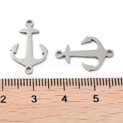 Non-Tarnish 201 Stainless Steel Connector Charms STAS-A090-24P-1