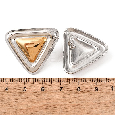 304 Stainless Steel Stud Earrings EJEW-D340-01GP-1