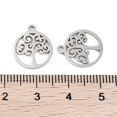 Non-Tarnish 316 Surgical Stainless Steel Charms STAS-C096-11B-P-1