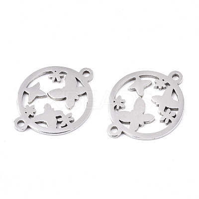 Tarnish Resistant 201 Stainless Steel Links Connectors LS-STAS-S080-025P-1