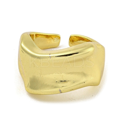 Brass Cuff Rings for Women RJEW-E294-03G-03-1