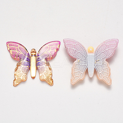Transparent Acrylic Pendants LS-X-TACR-R140-06F-1