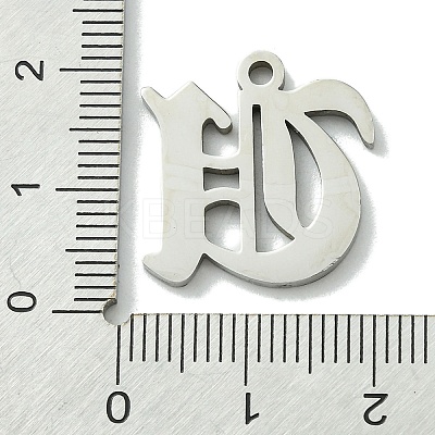 Non-Tarnish 201 Stainless Steel Pendants STAS-B055-01P-U-1