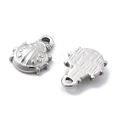 Anti-Tarnish 304 Stainless Steel Charms STAS-R130-15P-1