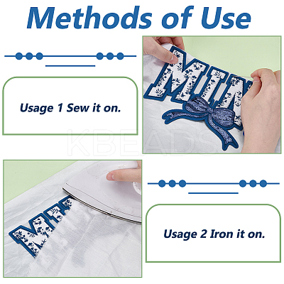 Polyester Iron on/Sew On Patches DIY-WH0593-02B-1