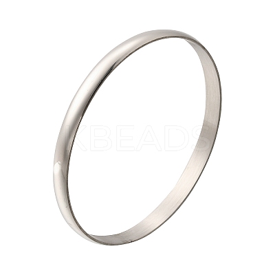 304 Stainless Steel Plain Bangles for Women LS-BJEW-V004-02B-P-1
