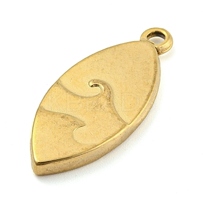 304 Stainless Steel Pendants STAS-P355-01E-G-1
