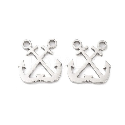Non-Tarnish 316 Surgical Stainless Steel Charms STAS-Q314-22P-1