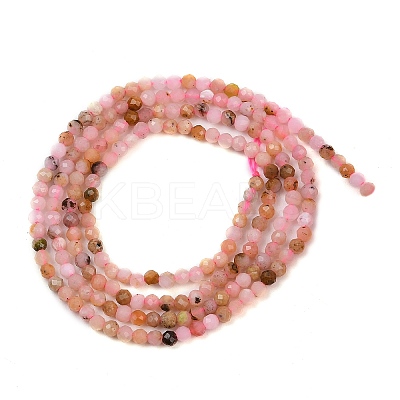 Natural Peru Pink Opal Beads Strands G-F798-A01-01B-1