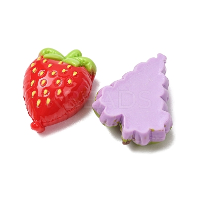 Opaque Resin Cabochons RE-CBAE980-04A-1