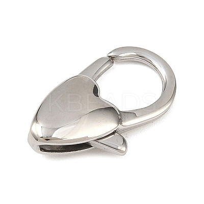 316 Stainless Steel Lobster Claw Clasps STAS-C154-03C-P-1