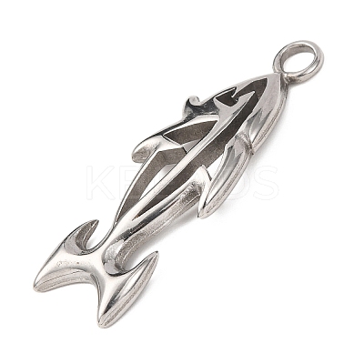 304 Stainless Steel Pendants STAS-D129-13B-P-1