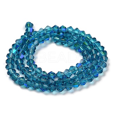Transparent Electroplate Glass Beads Strands LS-EGLA-A039-T4mm-L01-1