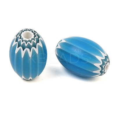 Handmade Millefiori Glass Beads GL-CBAAE72-01A-01-1