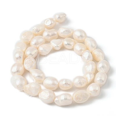 Natural Cultured Freshwater Pearl Beads Strands PEAR-P064-19K-02B-1