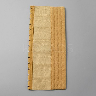 Polyester Women's 3 Rows x 15 Hooks Longline Corset Bra Extender FIND-WH0111-217A-1