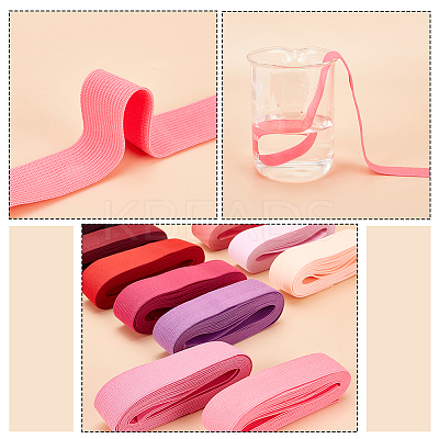 25M 10 Colors Colored Flat Elastic Band EC-BC0001-50-1