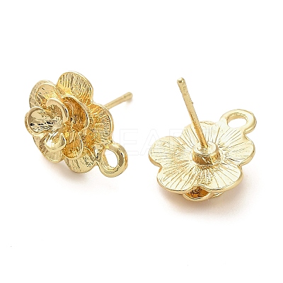 Alloy Stud Earring Findings PALLOY-I224-05G-1