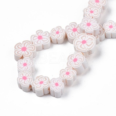Handmade Polymer Clay Bead Strands CLAY-N011-48A-15-1
