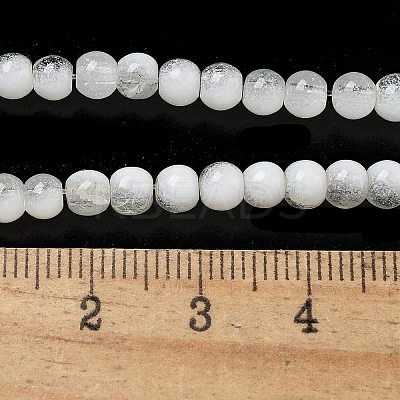 Crackle Glass Beads Strands GLAA-U001-4mm-07-1