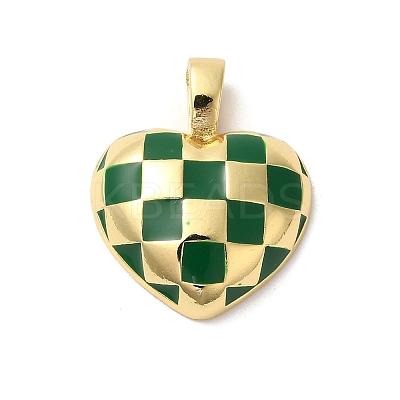 Rack Plating Brass Enamel Pendants KK-Z056-41G-02-1