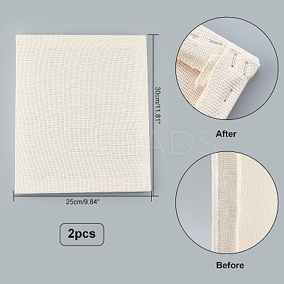 DIY Punch Needle Frame Covered with Cloth DIY-NB0005-06B-1
