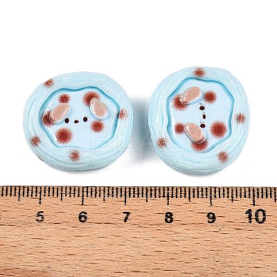 Cartoon Opaque Resin Decoden Cabochons RESI-N039-129D-1