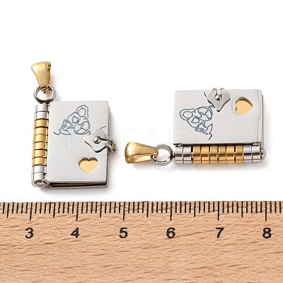 304 Stainless Steel Pendants SA-CBA694E-01GP-06-1